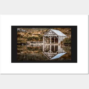 The Boatshed, Dove Lake, Cradle Mountain, Tasmania Posters and Art